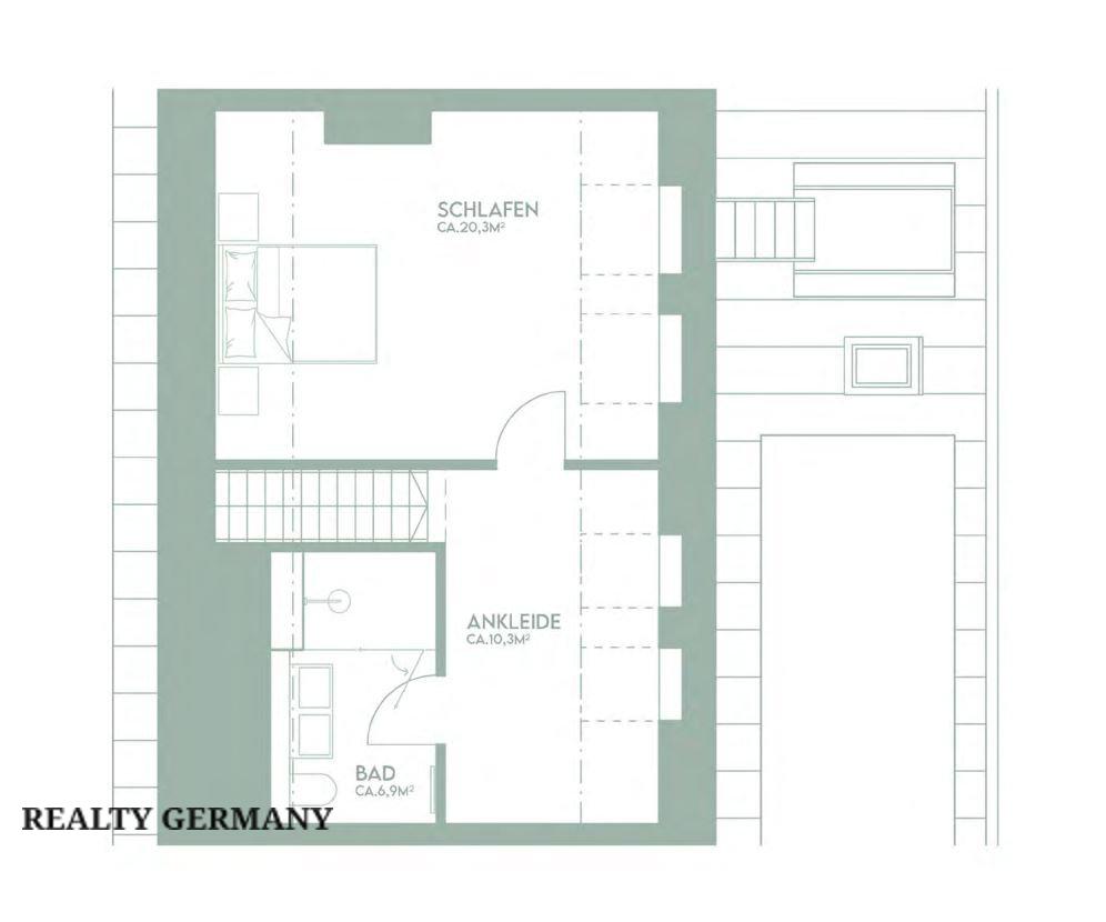 4-комн. пентхаус в Дюссельдорфе, 140 м², фото №5, объявление №105145908