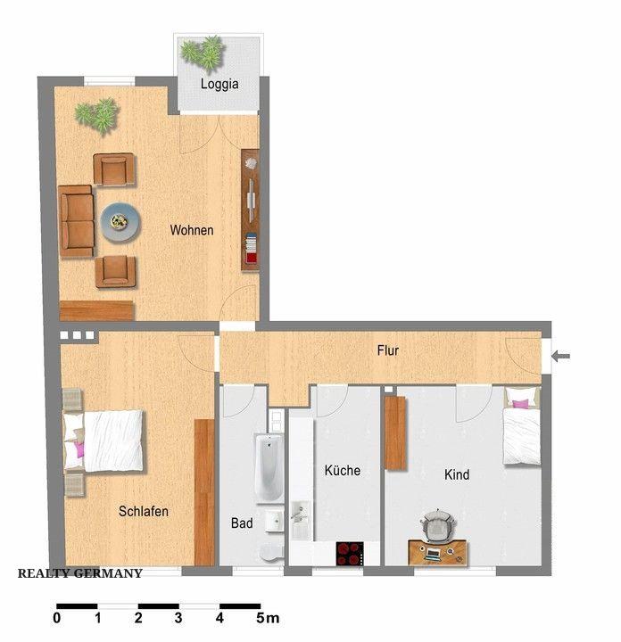 3-комн. квартира во Франкфурте, 83 м², фото №8, объявление №105179340