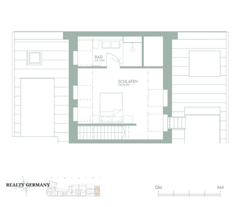 4-комн. пентхаус в Дюссельдорфе, 97 м², фото №4, объявление №105170436