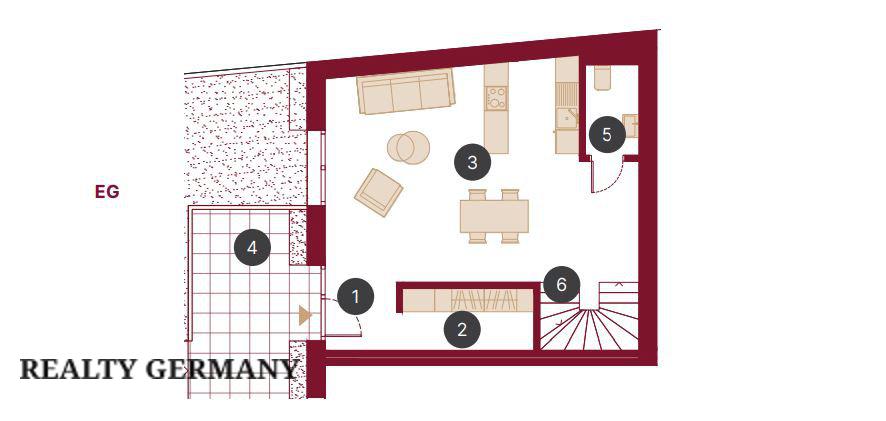3-комн. таунхаус в Берлине, 120 м², фото №4, объявление №105187614
