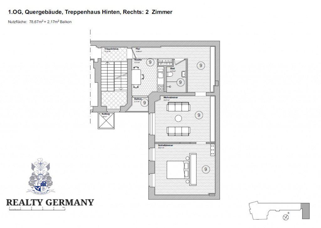 2-комн. квартира в Берлине, 78 м², фото №9, объявление №99602286
